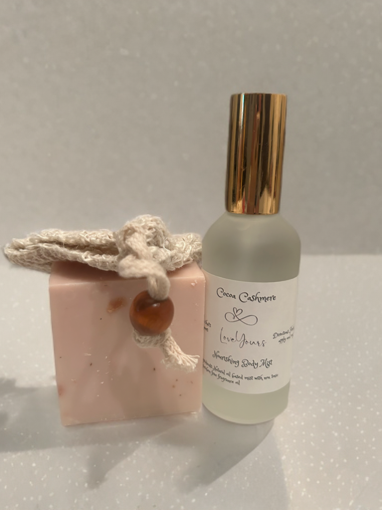 Cocoa Cashmere Body soap/Mist Duo